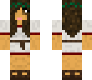 roman woman- gray tunic