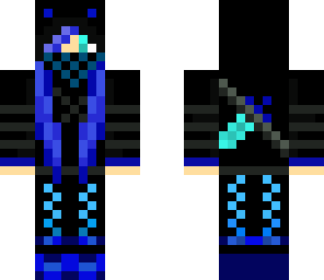 blue ninja kitty girl