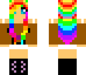 rainbow hair bear