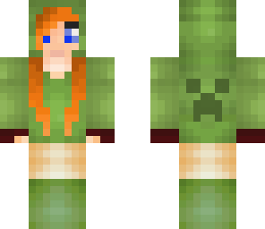 creeper girl blue