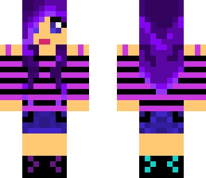 purple girl