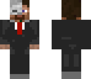 skeleton head steve in a suit