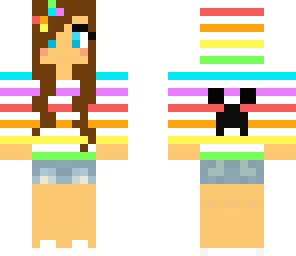 rainbow girl