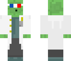 slime with 3d glasses