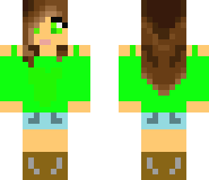 girl with green eyes