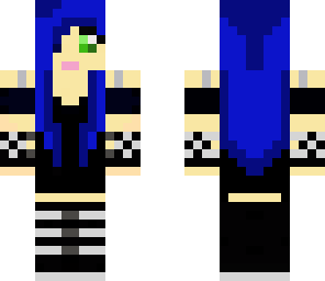 blue hair girl