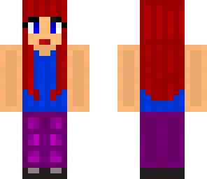 first blocky skin