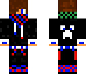 creeper teen red and blue