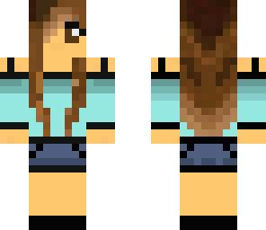 girl in jean shorts