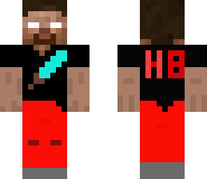 herobrine and diamond sward