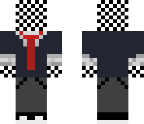 checkered head