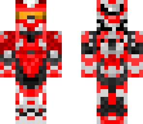 halo 4 warrior armor red