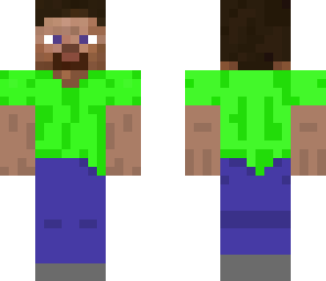 steve with a green shirt