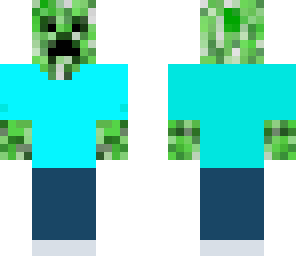 creeper wearing a t-shirt