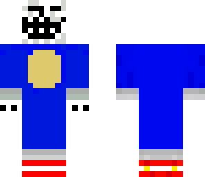 trollface in sonic costume