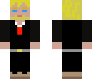 blonde security man
