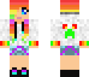 rainbow hair