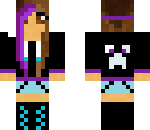 girl with creeper hoodie