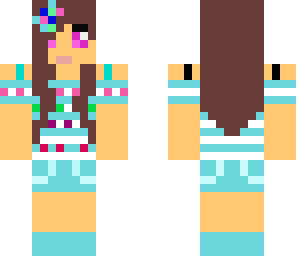colourful shirt girl