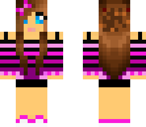 pink stripy