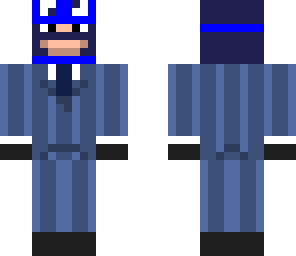 spy with cookiemonster mask
