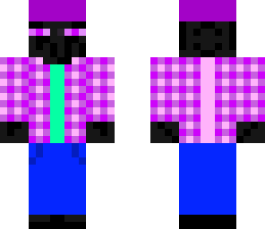 cool and purple enderman