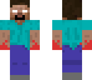 herobrine with bloody fists