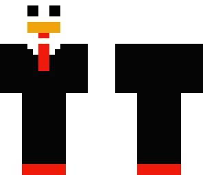 chicken in a suit