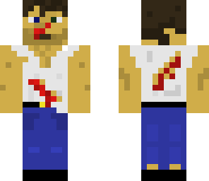 casual figure - wounded