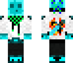 blue slime dude with dimon swod