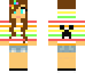 rainbow girl hoodie