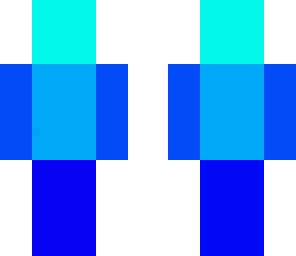 blue man