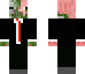 zombie pigman in a suit