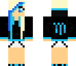 blonde blue monster girl fixed