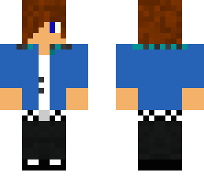 cool blue jacket boy