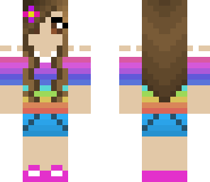 rainbow girl