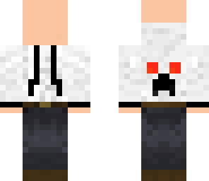 faceless white creeper hoodie