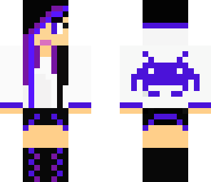 space invaders girl