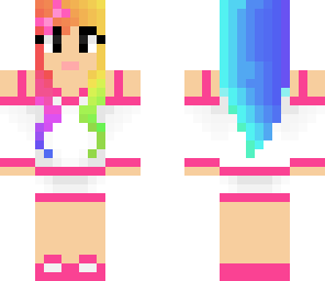 rainbow hair