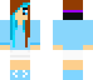 blue girl