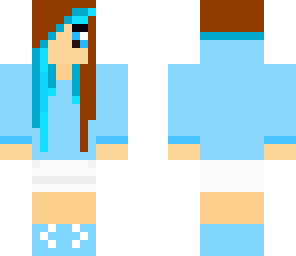 edited blue girl