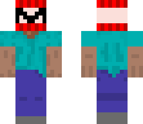 steve with tnt head 