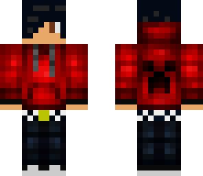 red creeper hoodie
