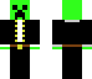 creeper with tuxedo