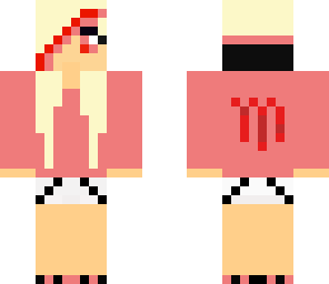cute red monster girl