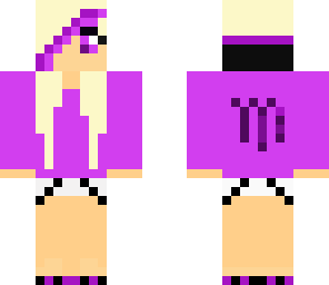 cute purple monster girl