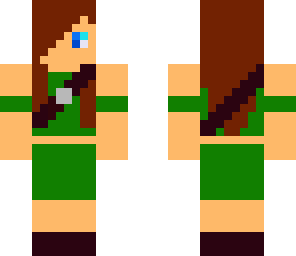 green warrior girl