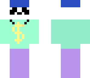 panda with hat