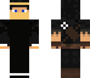 man in black