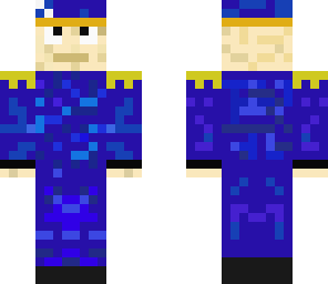 blue soldier skin